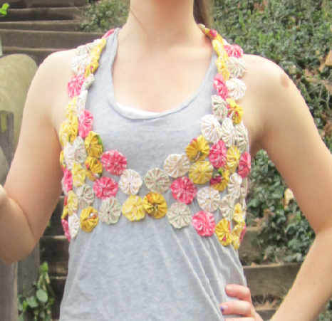 Yo-yo Quilted Vest