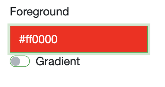 Changing Color and Filetype