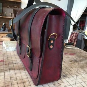 Handcrafted Leather Messenger Bag
