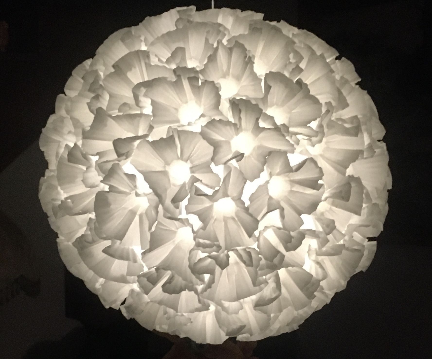 Luminous Morning Glory Chandelier