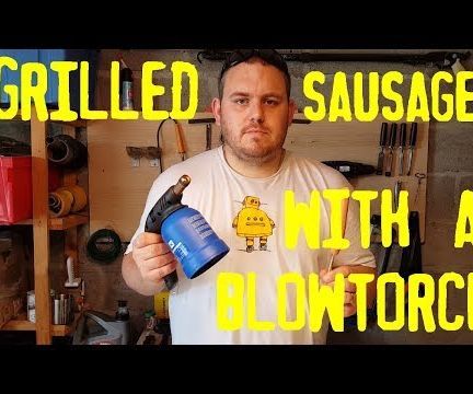 Roasted Sausages With a Blowtorch 