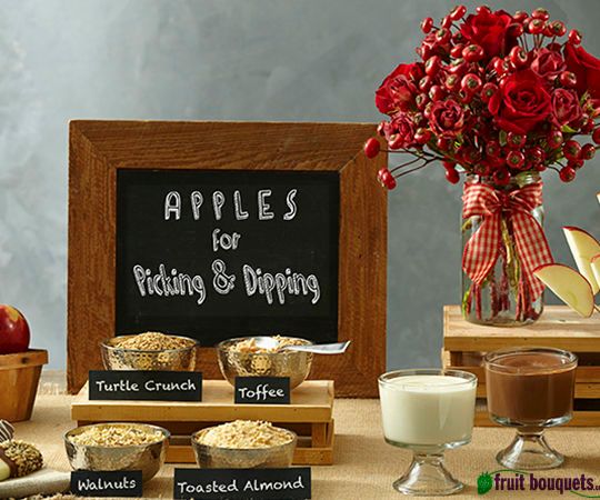 Fruit Bouquets' How to Make an Apple Dessert Bar