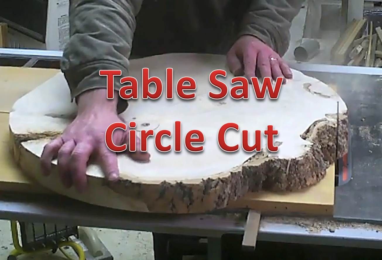 Large Slab Table Saw Circle Cutting