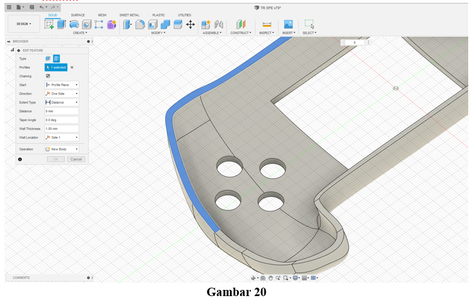 Extrude Penyangga Casing