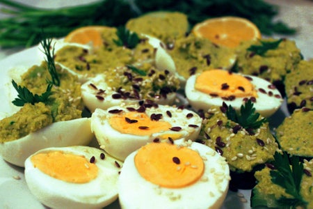 Guacamole Deviled Eggs