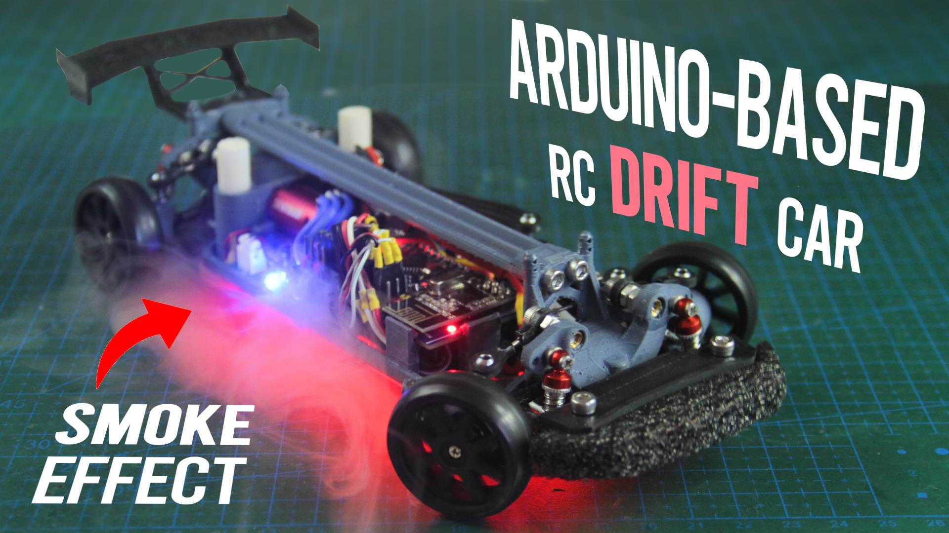 Build a 3D Printed Arduino RC Drift Car With Smoke Effect! : 28 Steps ...