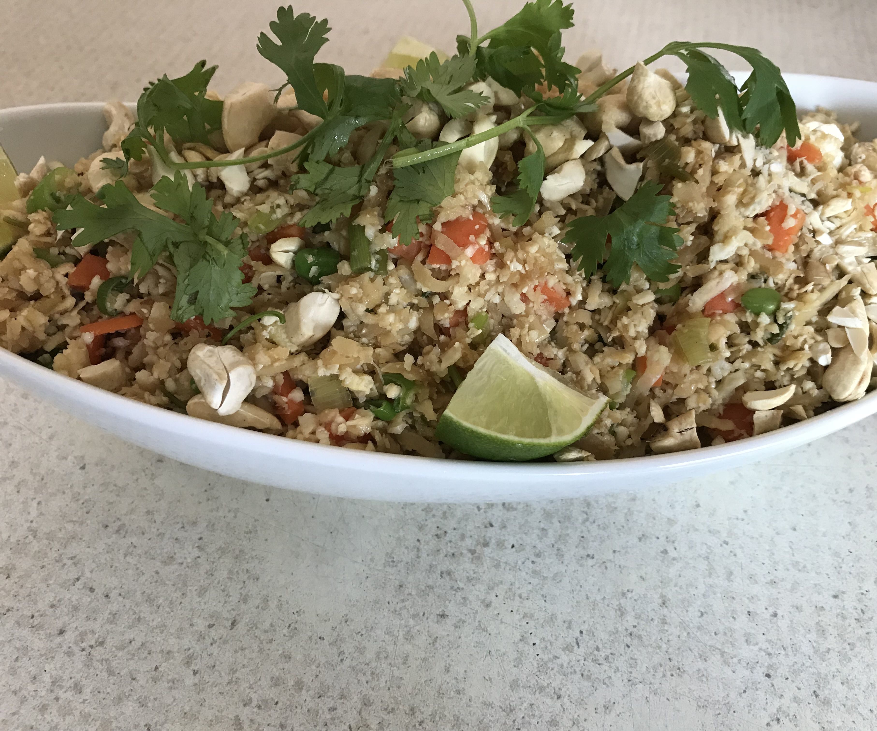 Organic Fried cauliflower