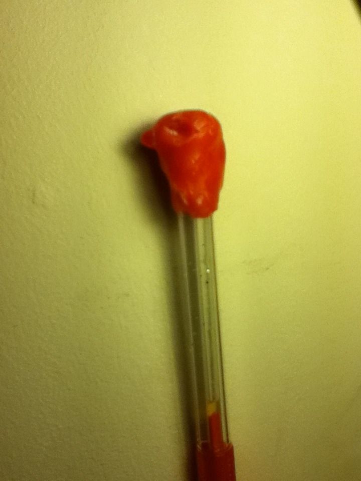 How to Make a Candle Wax Pen Top.