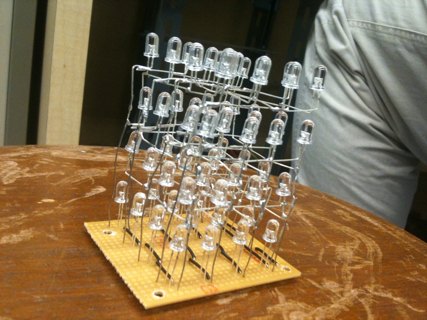 My 4x4x4 LED Cube : 4 Steps - Instructables