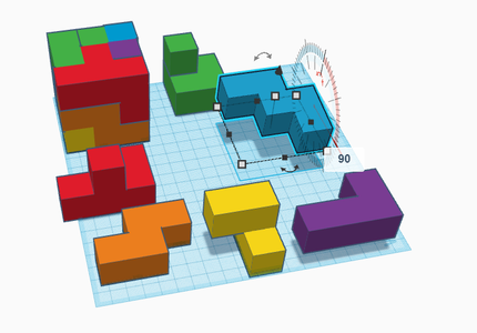 Giving 90 Degrees to Complex the Puzzles 