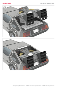 DeLorean BTTF Inspired Papercraft