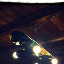 Hanging Skateboard Light