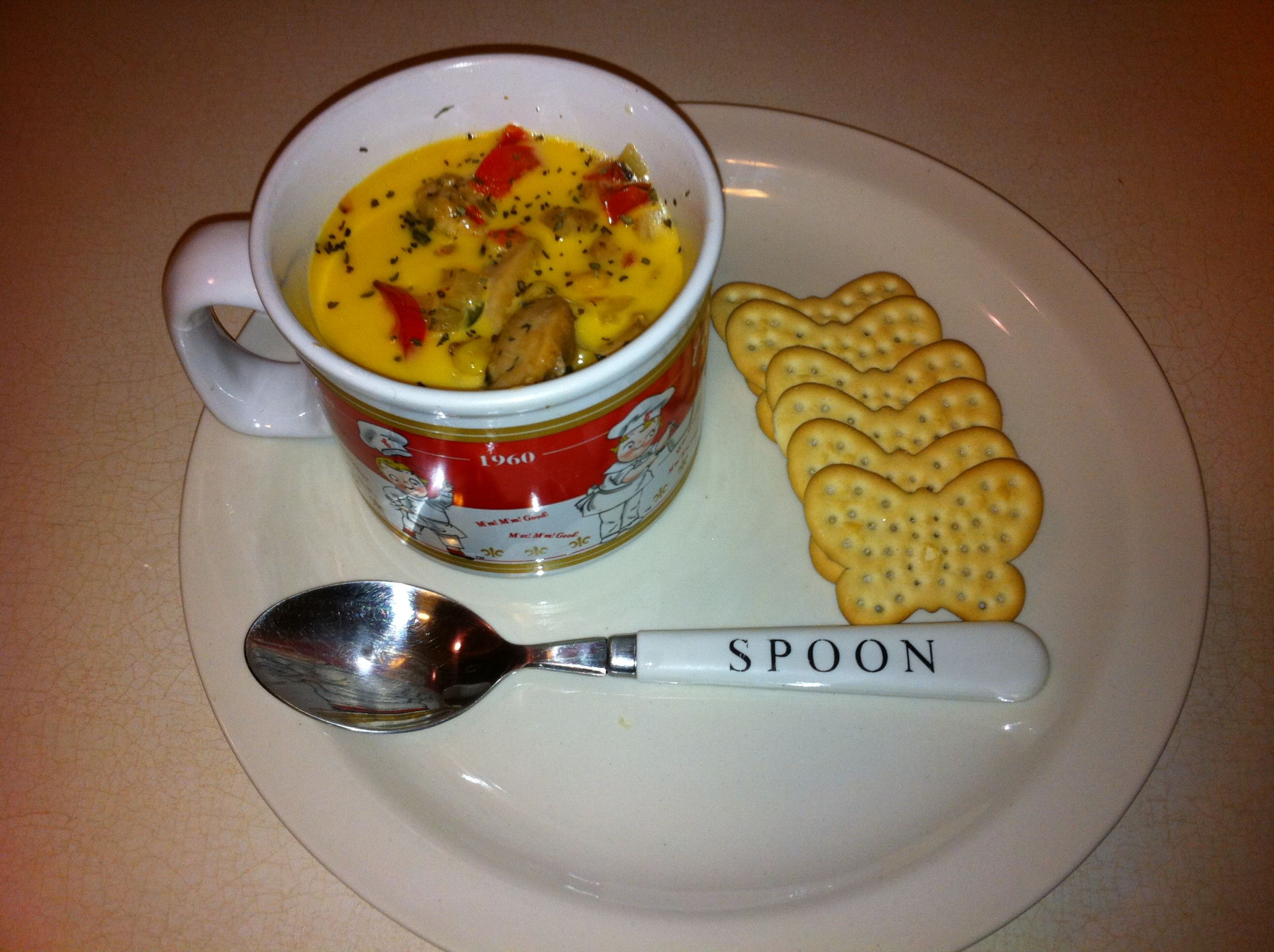 Fire Roasted Spicy Cheesy Chicken Corn Chowda