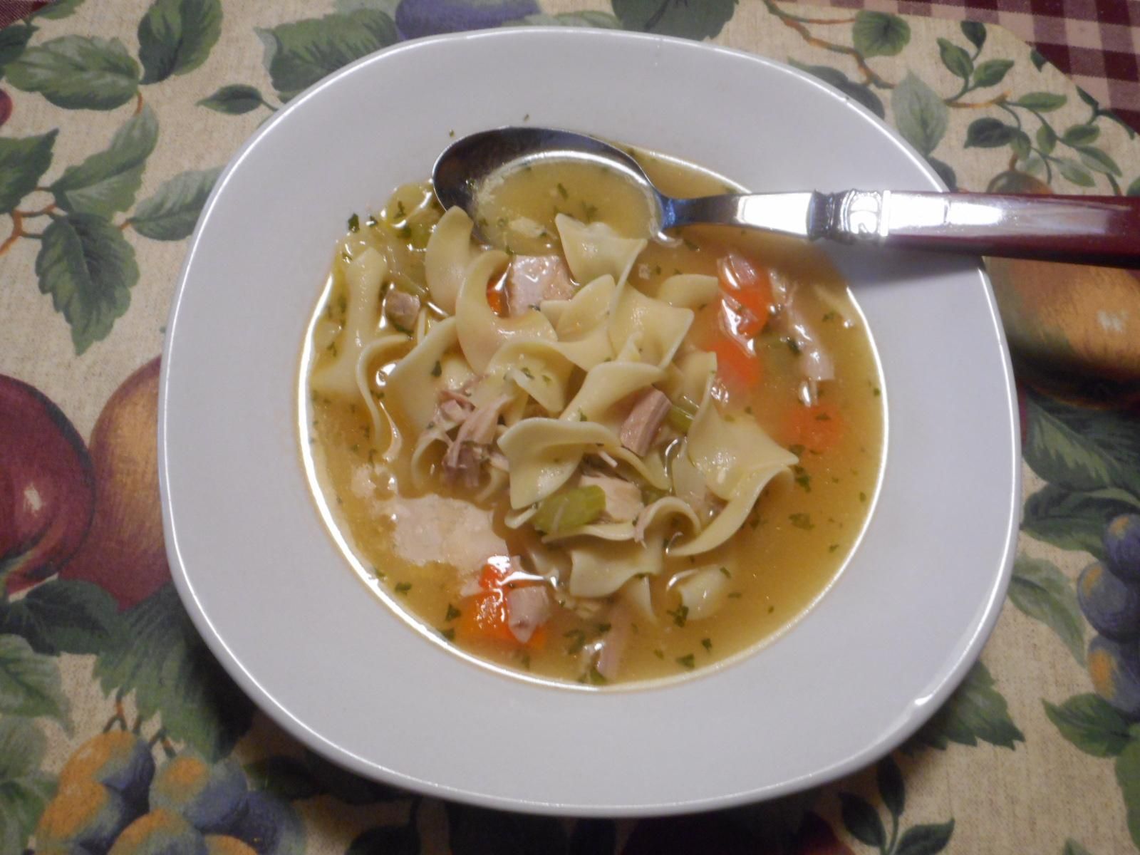 Simple 8ingredient MultiCooker Turkey Noodle Soup 9 Steps (with
