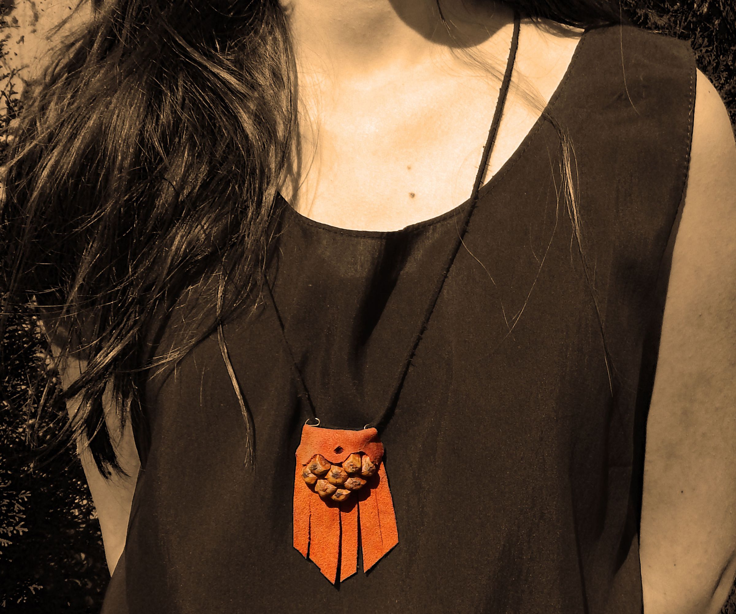 DIY Pine Cone Pendant