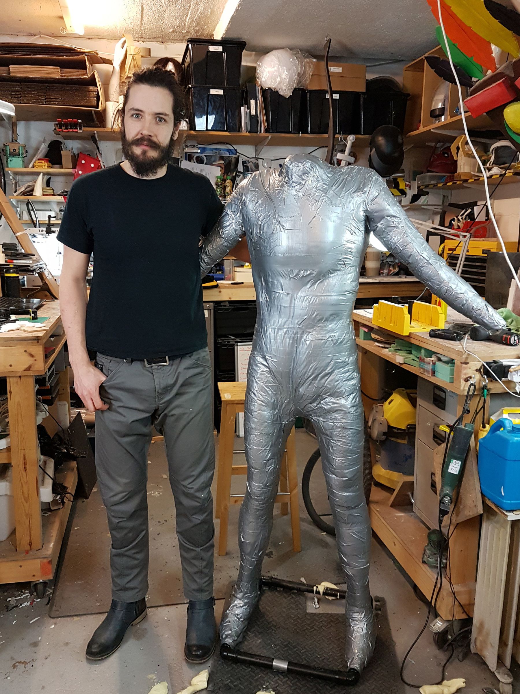 Duct Tape Mannequin 8 Steps (with Pictures) Instructables