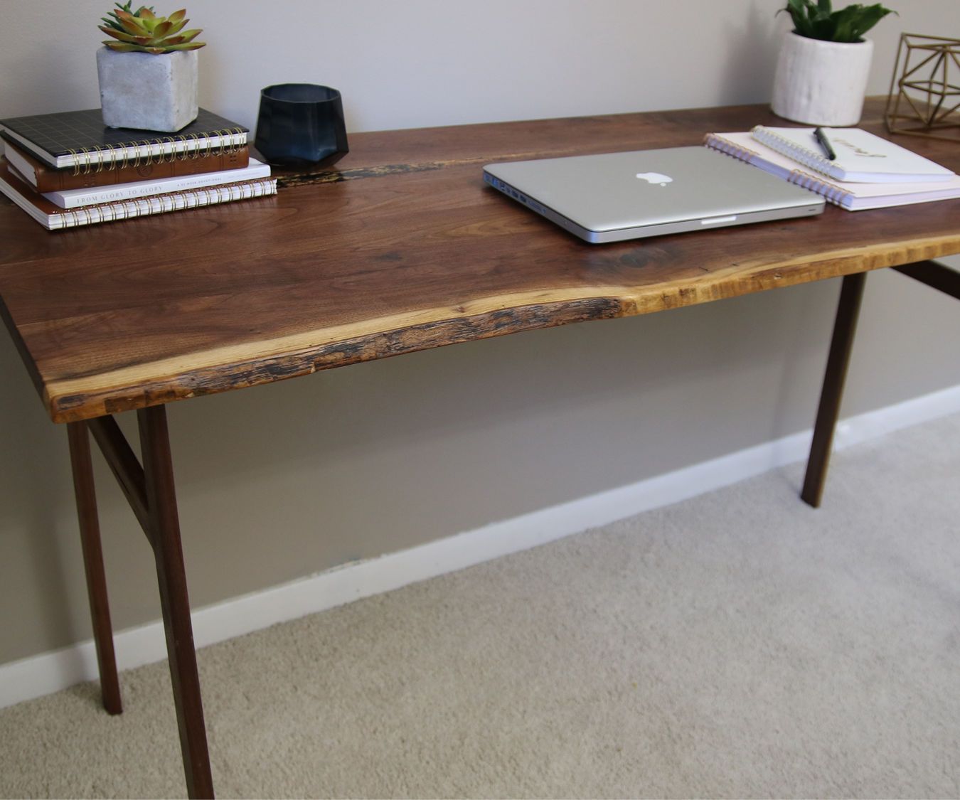 How to Make a Desk Out of Walnut