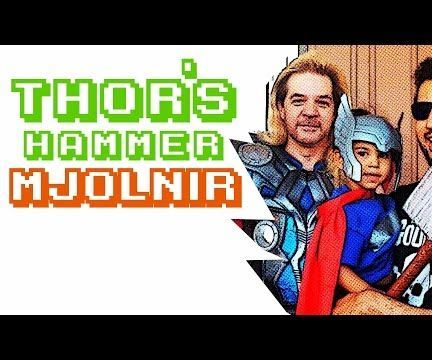 Dad Makes Stuff-How to make THOR'S HAMMER!