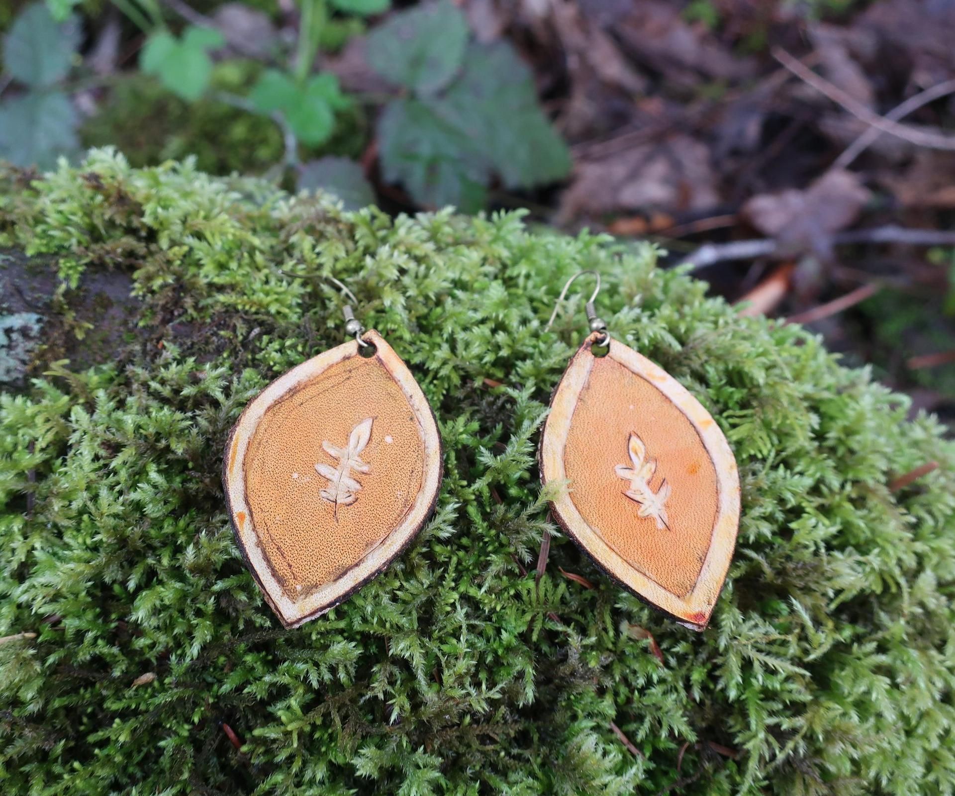 How to Make Leather Earrings