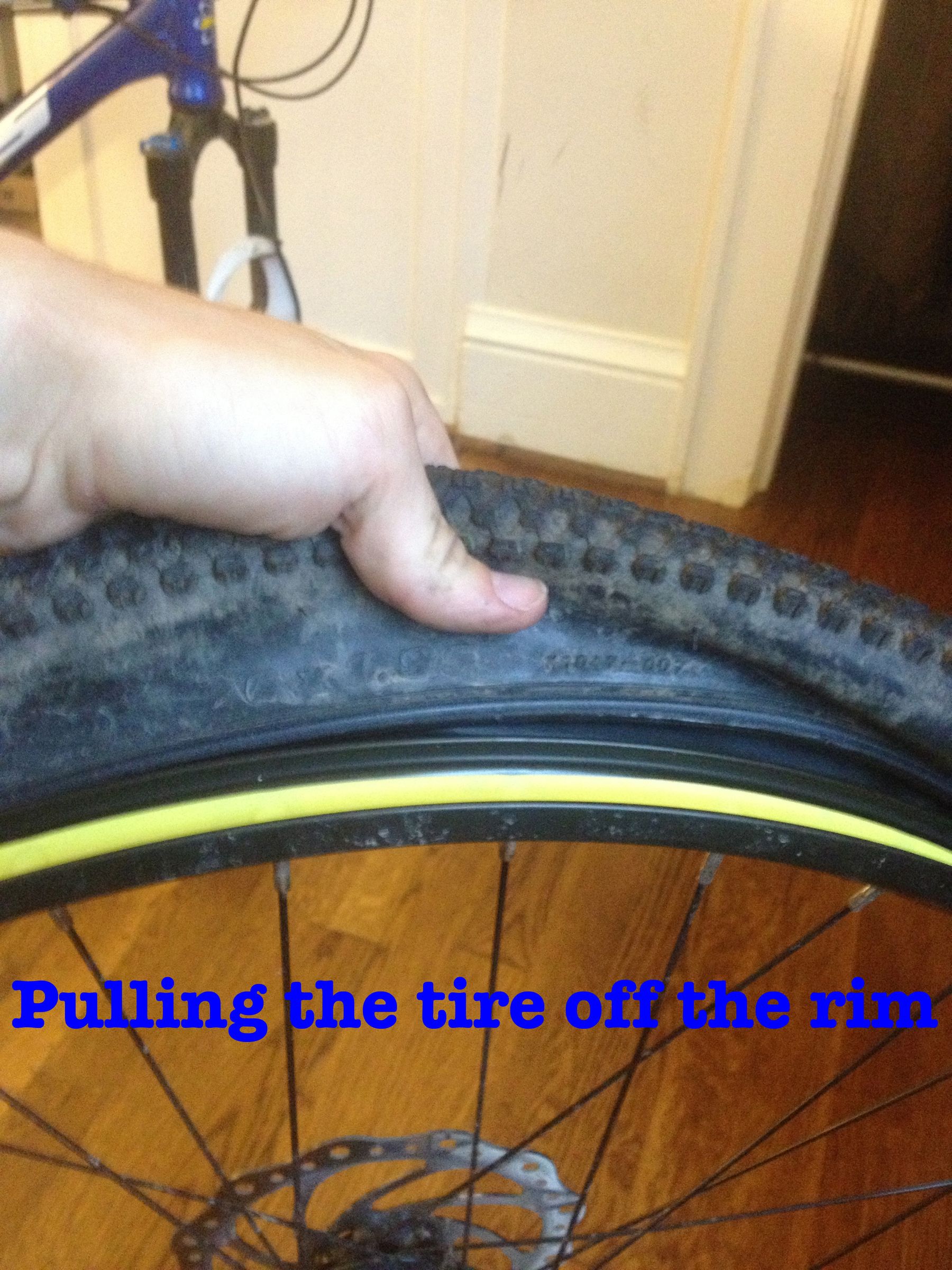 How to Repair a Flat Mountain Bike Tire With Disc Brakes 5 Steps