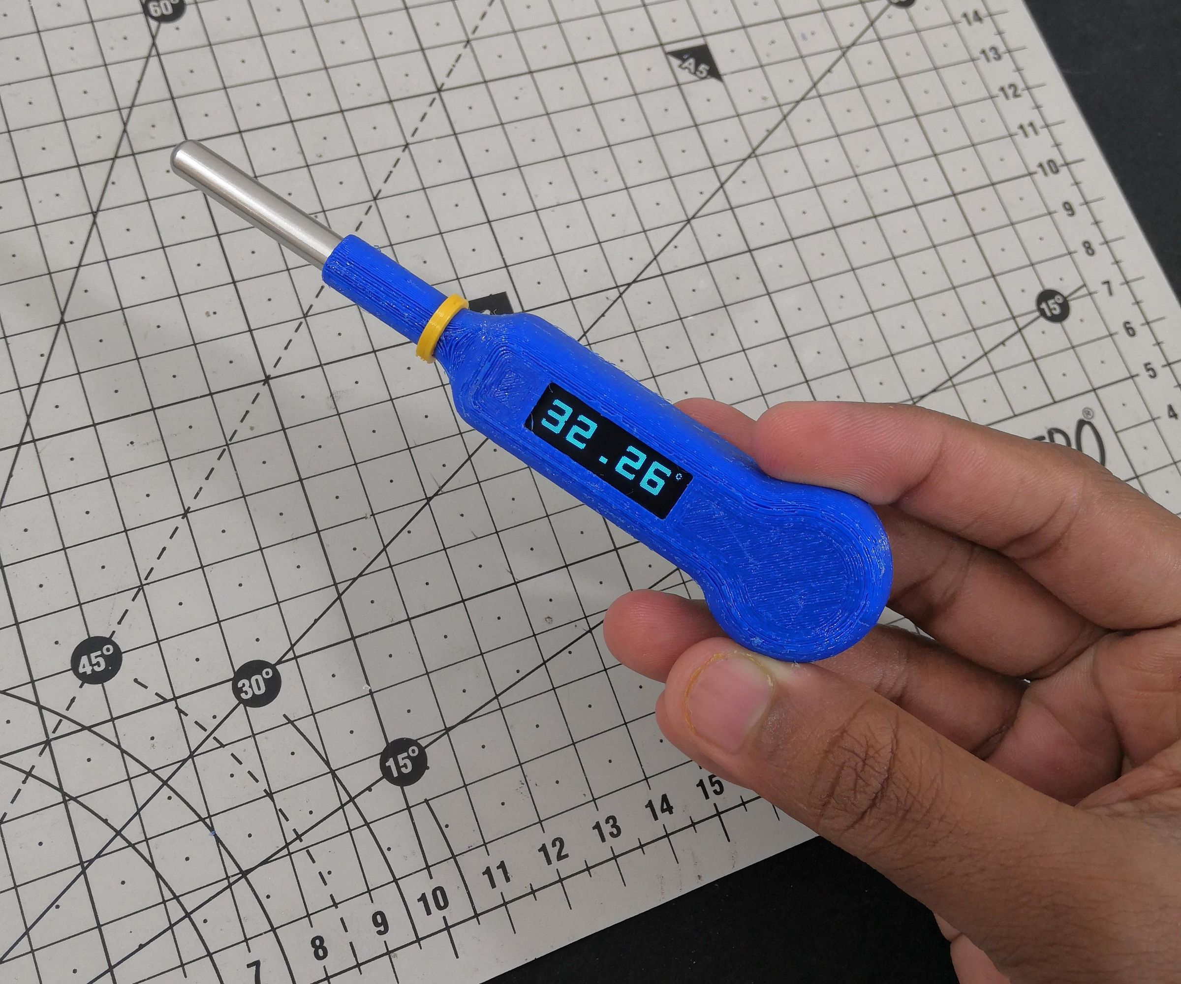 Contact Digital Thermometer With Deep Sleep [Attiny85]
