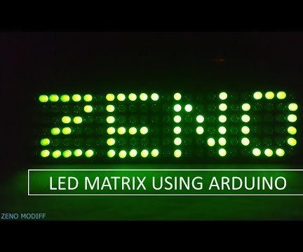 Led Matrix With Arduino : 8 Steps - Instructables
