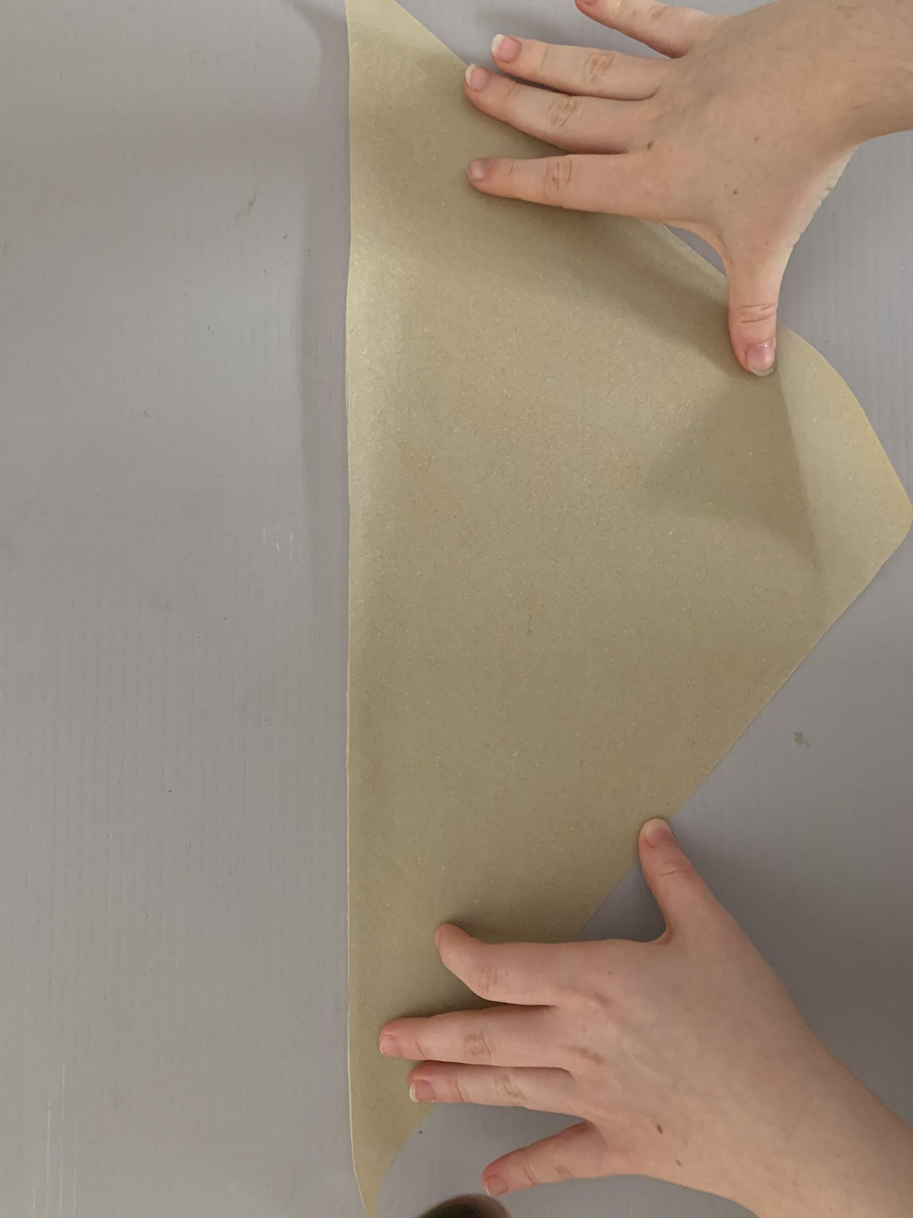 How to Make a Parchment Paper Piping Bag (Paper 3 Steps