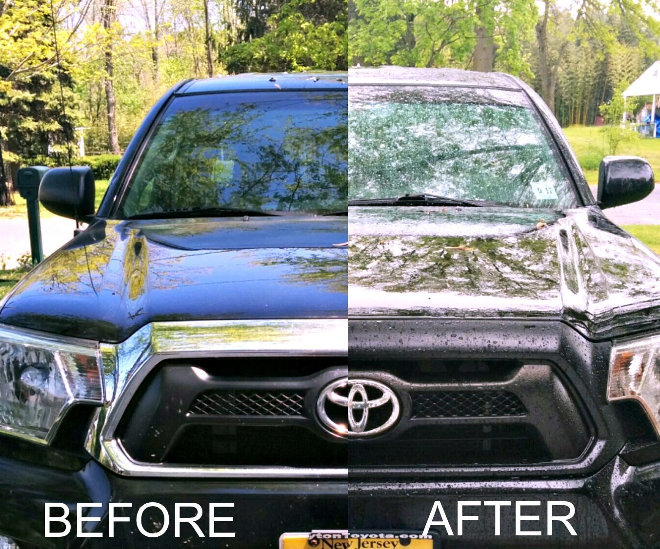 Painting Tacoma Grill Surround