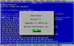 DOWNLOAD TURBO PASCAL 7.1 AND RUN IT ON WINDOWS SEVEN WITH DOSBOX.