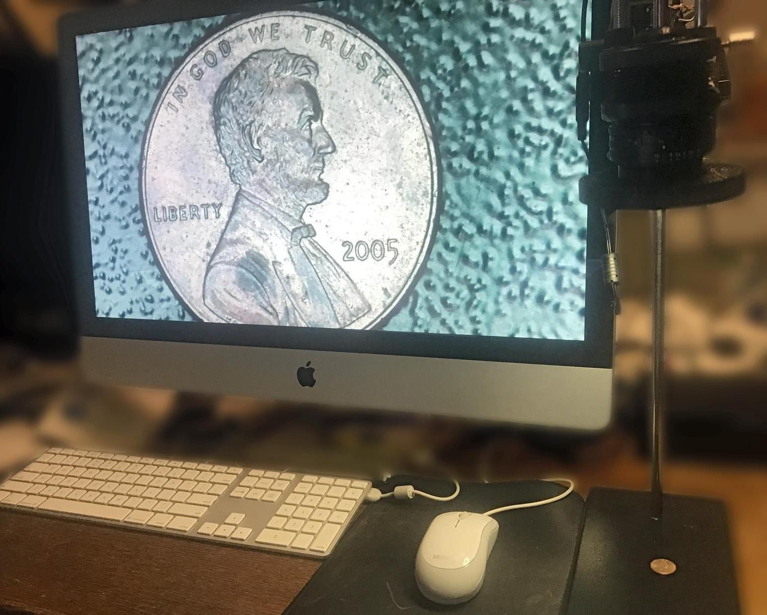 DIY Desktop Video Microscope