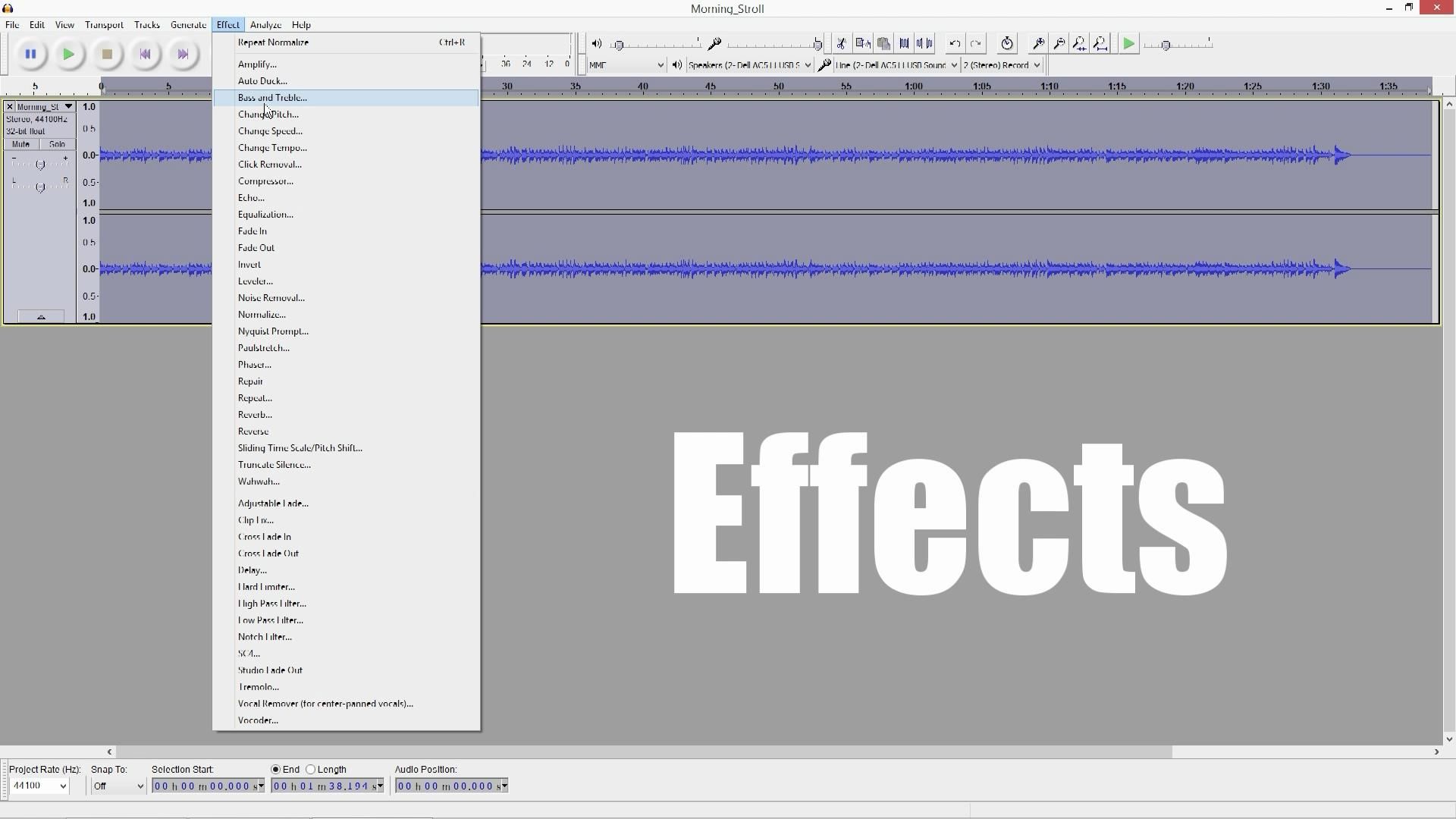 How to Bass Boost Songs With Audacity 5 Steps Instructables