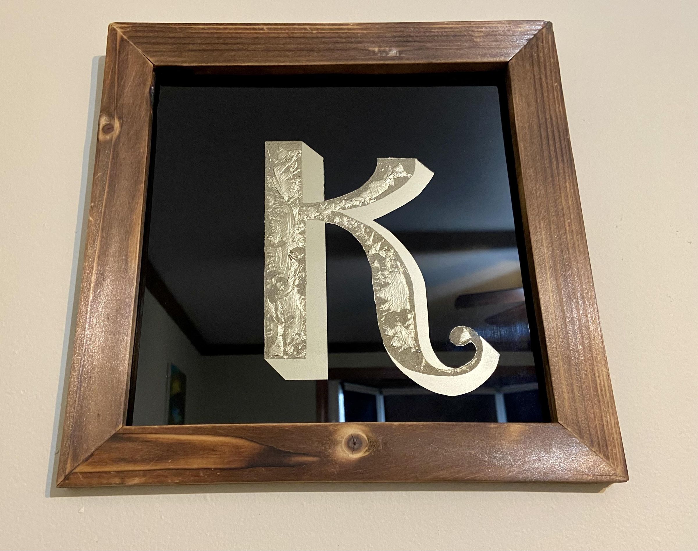 DIY Glue Chipped Glass