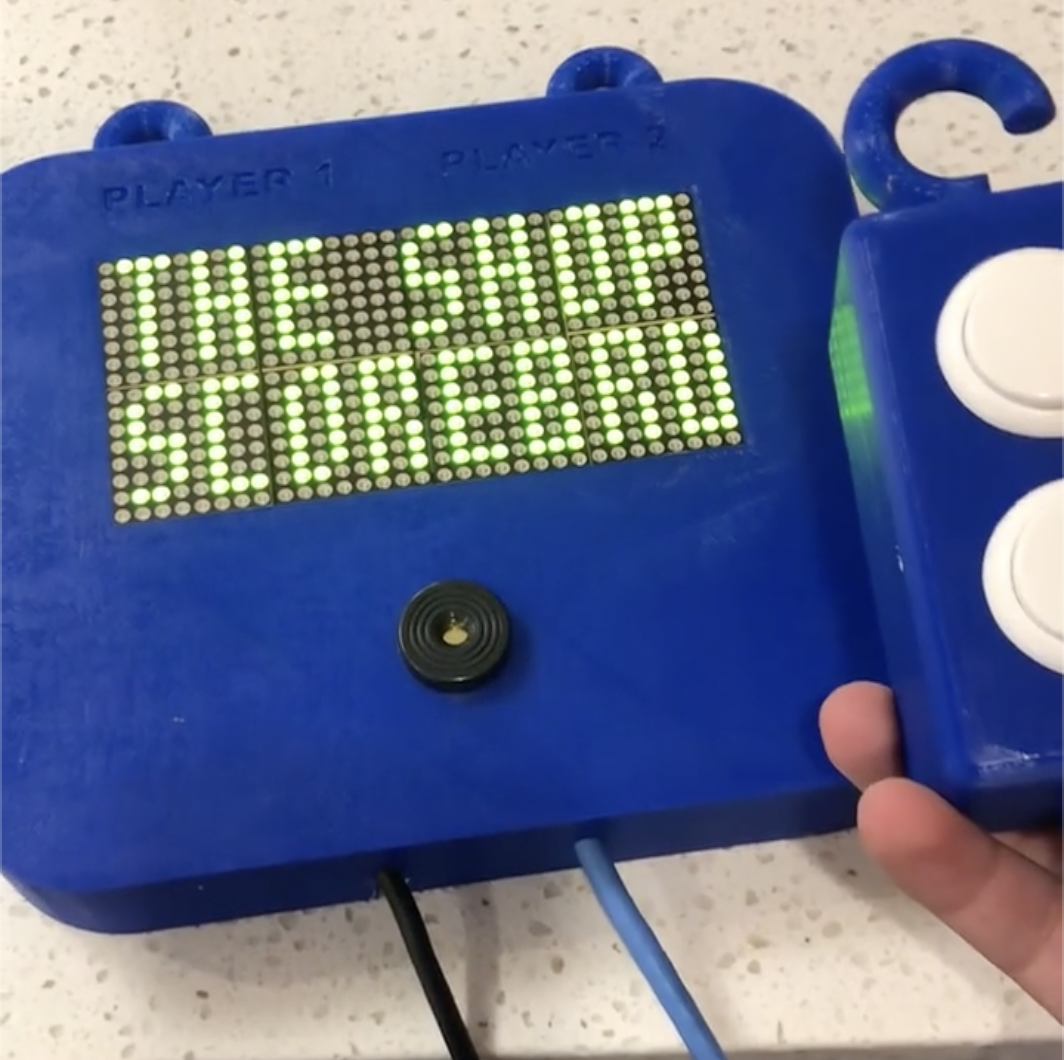 Arduino-Powered Ping Pong Scoreboard With 3D-printed Enclosure