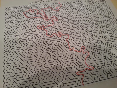 Solving Physical Mazes