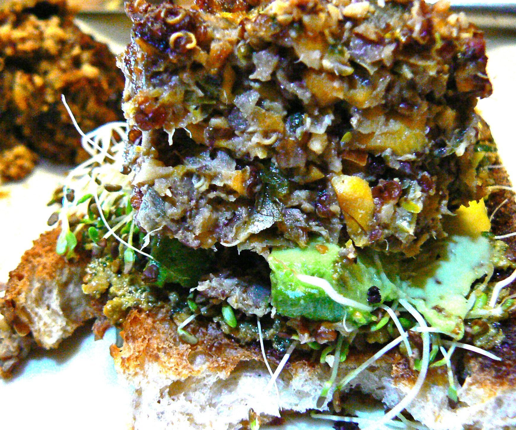 Spicy Tilapia Quinoa Burgers Crusted With Almond