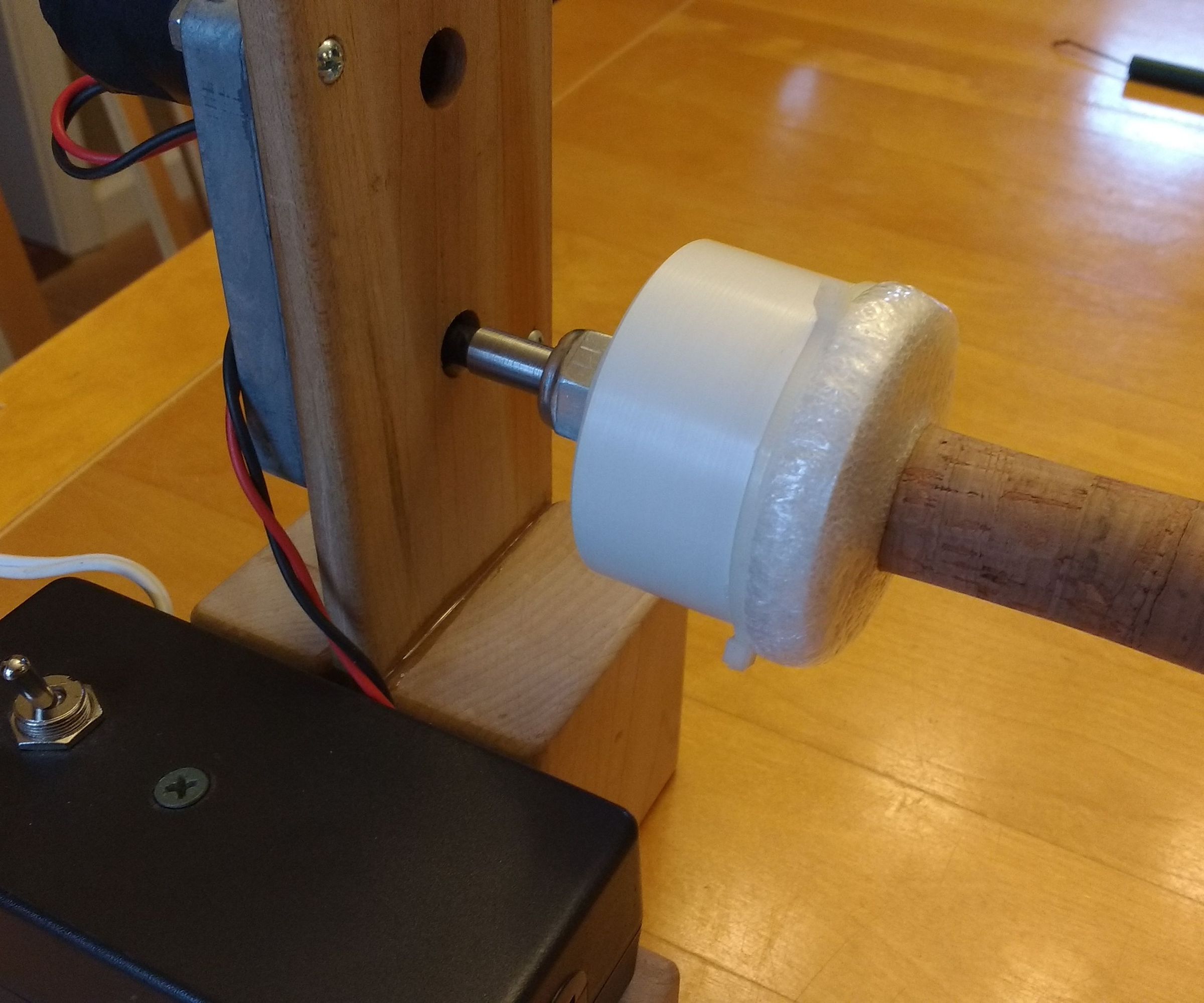 DIY/Homemade Slip Clutch Chuck for Fishing Rod Building 