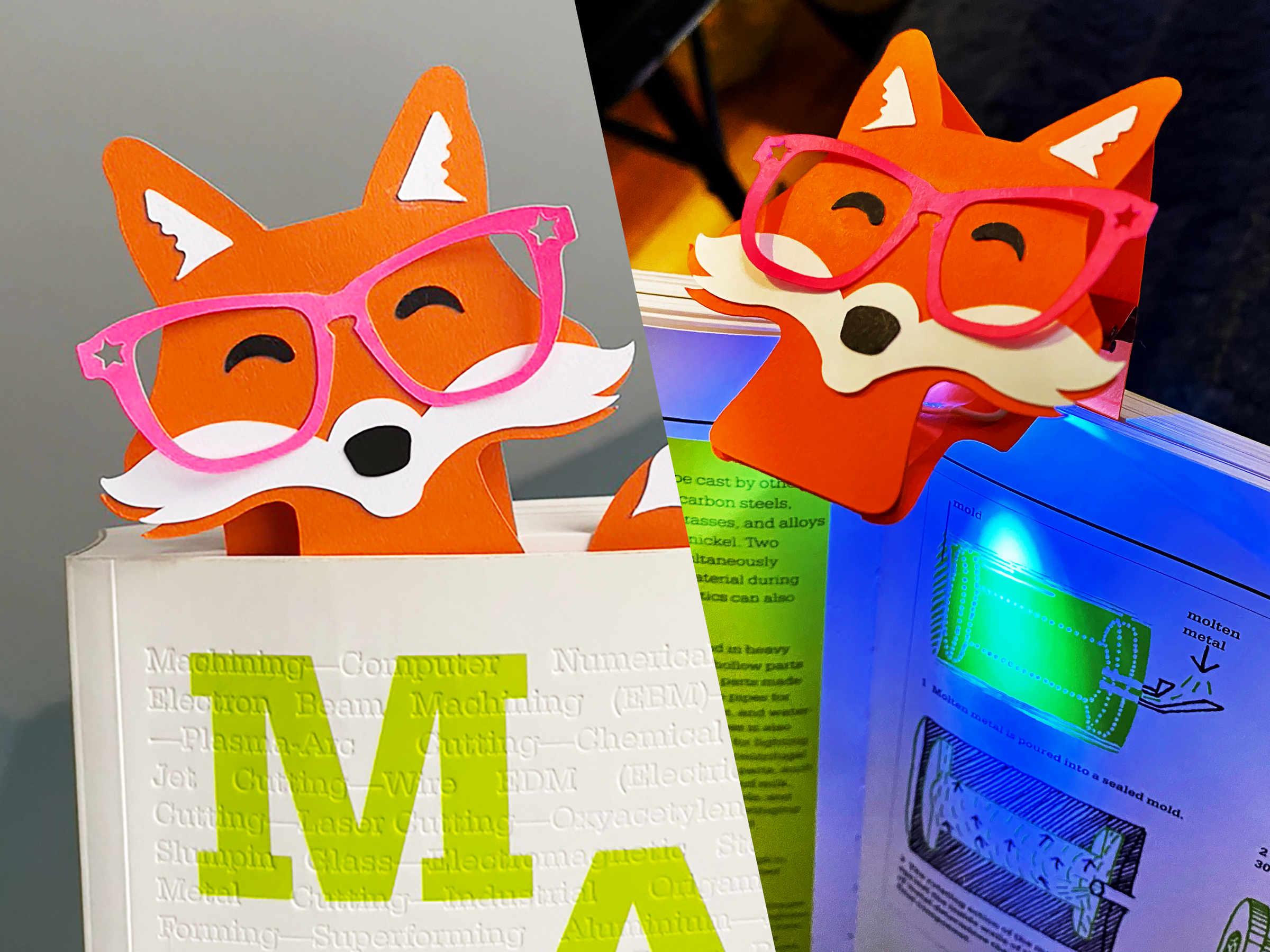 Foxy Booklight / Bookmark From Junk Drawer Finds 12 Steps (with