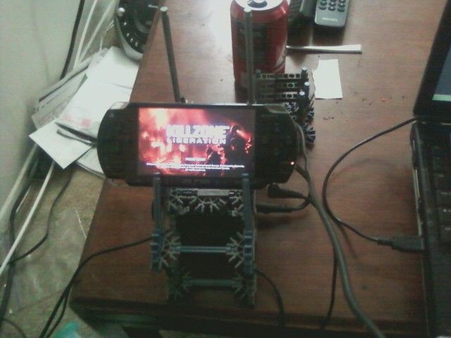 Playstation Portable Charge and Play Dock With Cellphone Holder
