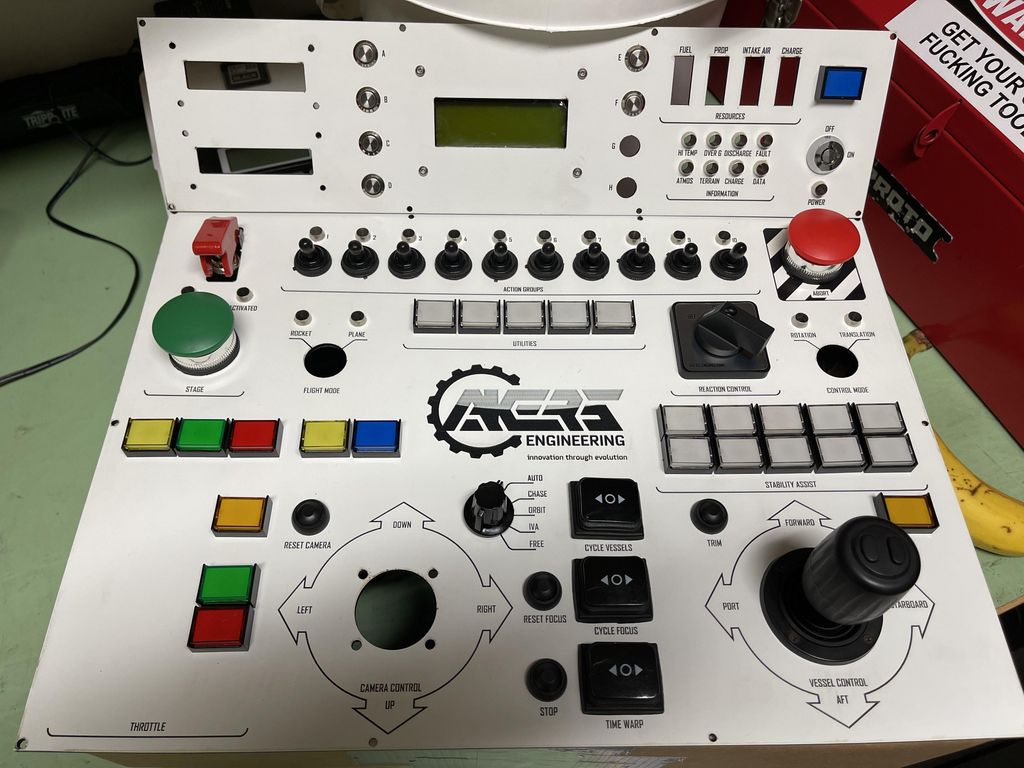 Ksp Custom Controller Arduino Kerbal Space Program Controls Keyboard