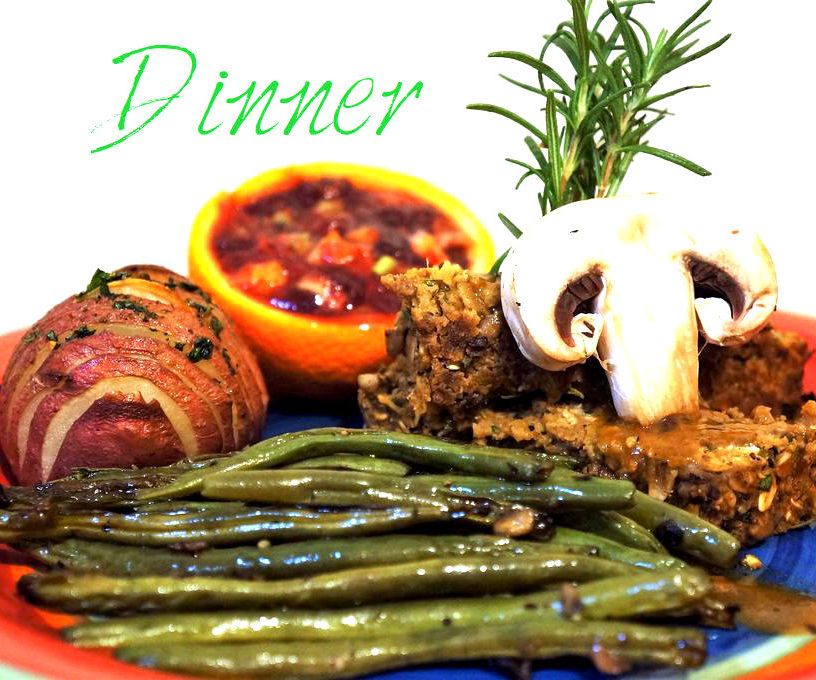 No Meat Holiday Meal for One or Two People 