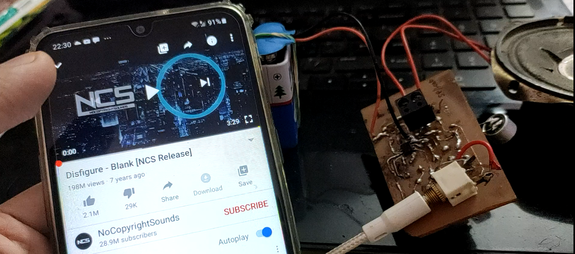 DIY LM386 Audio Amplifier : Datasheet,Circuit,PCB,Hardware : 10 Steps