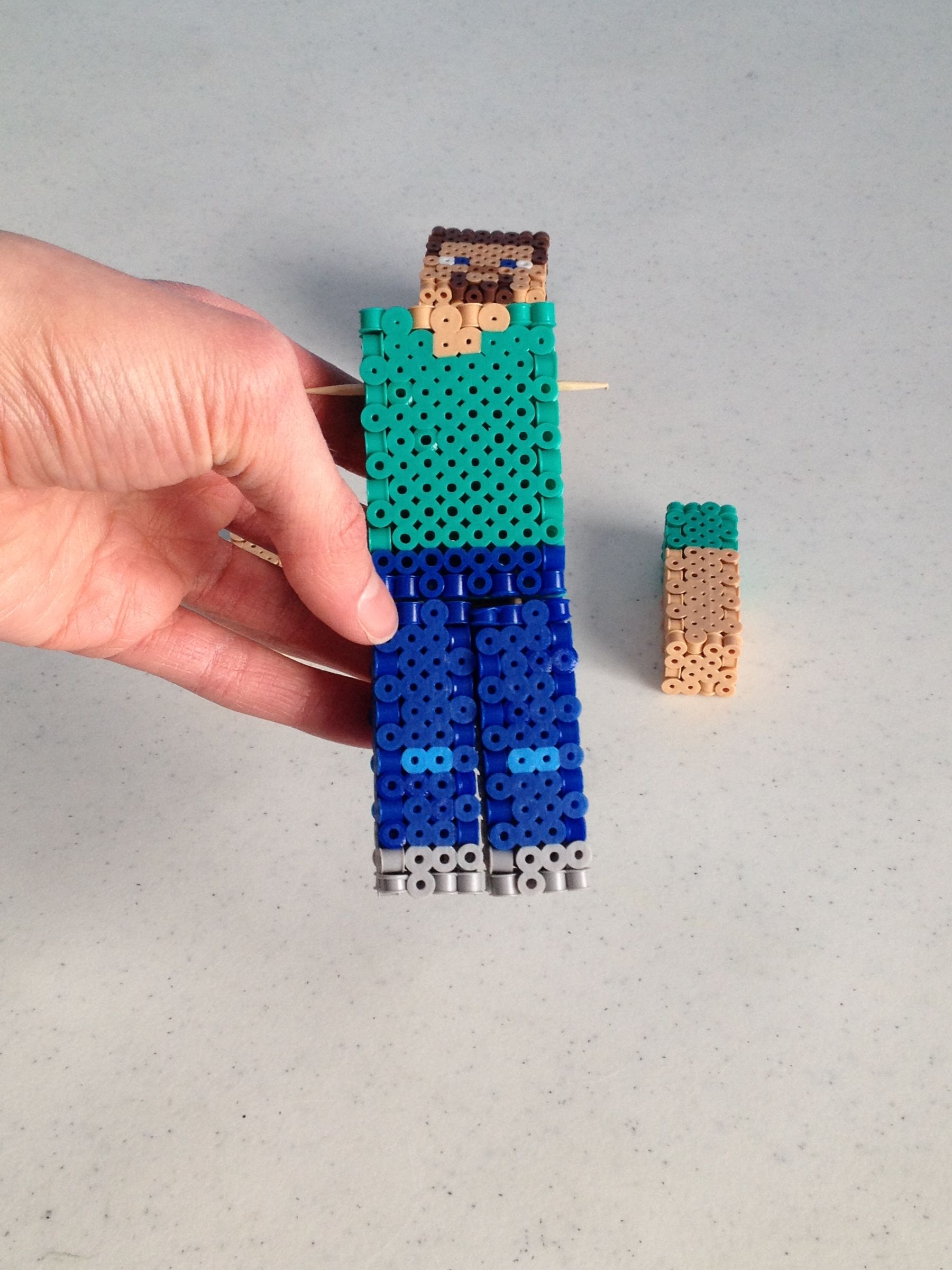 Minecraft Perler Beads Steve