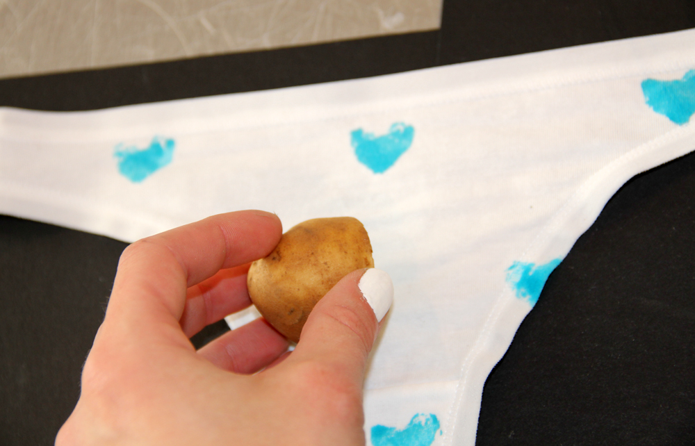 Potato Print Undies