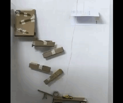 Build Your Own Goldberg Machine From Cardboard!