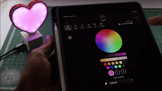 Make Heart LED Light for Valentines Day