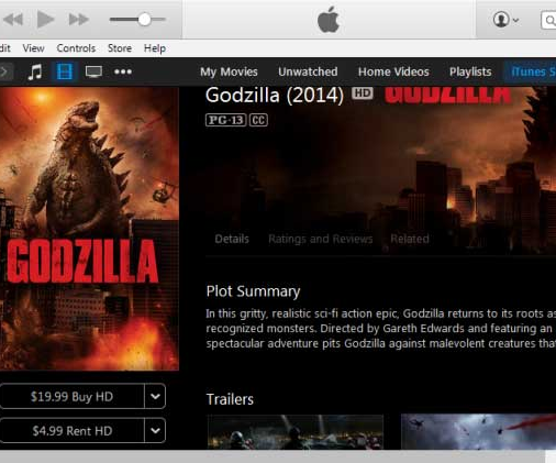 How to Enjoy ITunes Movie Godzilla With M4VGear ?