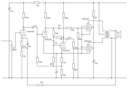 ECL80 PUSH PULL VALVE AMPLFIER