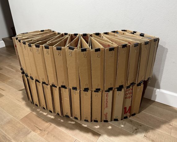 Portable Modular Cardboard Furniture-V2 : 7 Steps (with Pictures ...