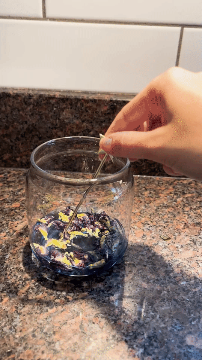 Create Butterfly Pea Infusion
