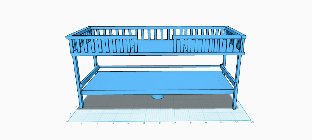 Multi-Use Convertible Loft Bed With 123Design (Couch, Desk, Table)